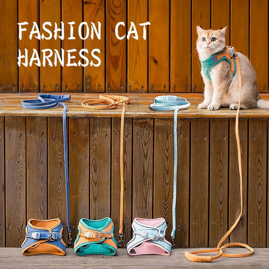 Cat Vest Pet Harness And Leash Set